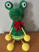 Żabka kulka rękodzieło