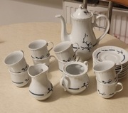 Zestaw do kawy espresso  , komplet dla 8 osób, porcelana Bogucice