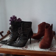 Botki vintage  38, szpic, szpilka + GRATIS 