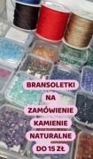 Bransoletki kamienie naturalne damskie męskie na Prezent