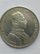 3 Marki 1914A Cesarz Wilhelm pl srebro