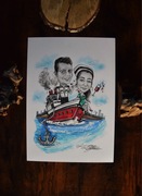 KARYKATURA RĘCZNIE RYSOWANA NA ZAMÓWIENIE 