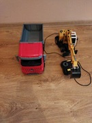 Ciężarówka i koparka na sterowanie