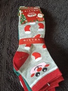 Zestaw skarpet świątecznych 5 pak 95% bawełny