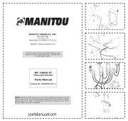 Manitou MT10055XT Telehandler Parts Catalog Katalog części