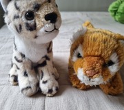 2x maskotka mała pantera i mały tygrysek