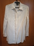 Koszula biała lniana M 38 damska elegancka przewiewna na lato