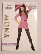 Ciemno różowe rajstopy Mona Tina 40 den 3-M