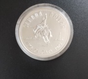 Kanada 1 dolar CALGARY. Srebro.