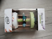 Karuzela z samolotami dla chłopca dla niemowlaka na lepszy sen zielona 