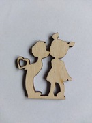 Dekoracja deccałująca się para 5cm