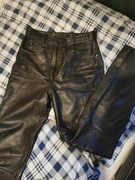 Spodnie motocyklowe skórzane damskie