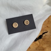 Kolczyki antique brąz etno