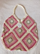 Torebka worek na szydełku