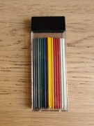 15 szt. kolorowych wkładów 2,8mm do ołówków do drewna, budowlanych