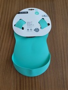 Śliniak silikonowy z kieszonką firmy suavinex zielony 