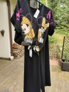 Cienki komplet z Myszką Miki czarny S/M/L