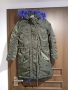 kurtka zimowa parka dziewczęca rozm.140