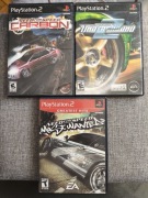 Zestaw gier PS2 Need For Speed NTSC UC Most Wanted Carbon Underground 2