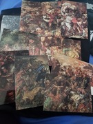 bitwa pod grunwaldem Matejko szt 9 kapuścik komplet pocztówki nr 1865