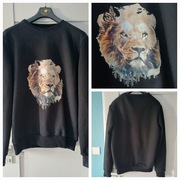 Nowa męska bluza Lew gruba, mięsista rozmiar M