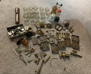 Vintage PRL zamek klucz kieliszki do leków Konsumy ZHP wykopki z szuflady