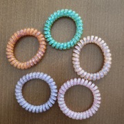 Gumki do włosów sprężynki 5szt