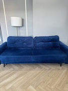 Sofa Kalle Welurowa Granatowa