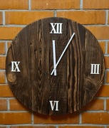 ZEGAR ŚCIENNY,  STARE DREWNO,RUSTYKALNY, VINTAGE