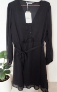 Czarna przewiewna sukienka only rozm l - opis