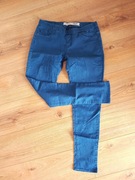 jeansowe tregginsy jeansy dzinsy dzinsowe spodnie na gumce damskie 38M