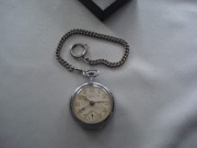 Szwajcarski zegarek kieszonkowy z budzikiem