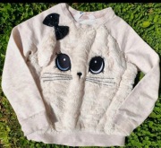 H&M piękna bluza Kotek jak nowa, rozmiar 110/116