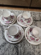 Angielski Serwis Porcelanowy Queen Anne - Wzór Różany