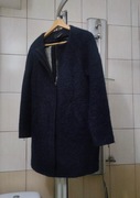 Płaszcz kurtka XL wełna Mango suit by niebieski granatowy płaszczyk szary