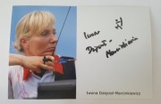 Iwona DZIĘCIOŁ-MARCINKIEWICZ autograf ATLANTA 1996