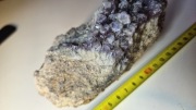 Ametyst Ciemny Karkonosze Piękny Zrost Kryształów Naturalna Druza 1114gr