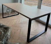 Stół loftowy, blat bukowy 100x200