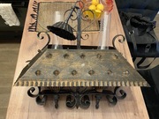 Stara mosiężna lampa