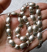 Stary polski  naszyjnik srebrny.