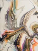 Abstrakcja na płótnie format 30-40 cm autor Jacek Rutkowski