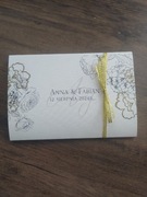 Zaproszenia ślubne na ślub koperta gratis