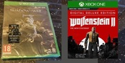 Shadow of War PL + Wolfenstein 2 PL Xbox one series