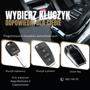 Dorabianie kluczy samochodowych, Kart, Smart Key, Dom Handlowy Centrum 