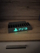 Stojak podstawka na gry PS3 napis świecący w ciemnosci 