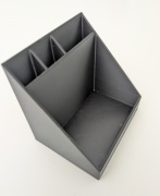 Czarny Organizer na biurko