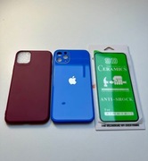 2 Nowe Etui, Case, Obudowa iPhone 11 PRO MAX, szkło ekran