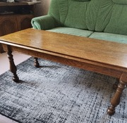 Ława stół dębowa rustykalna rozkładana