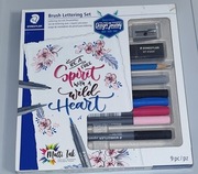 Zestaw Piśmienniczy Steadtler Brush Lettering Set 9 Elementów Nowy