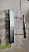 Lampa sufitowa dekoracyjna szczotkowane złoto z żarówkami żarowymi 